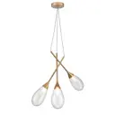 Светильник подвесной VELE LUCE VL5864P03 Grazioso 3 лампы 6 м² цвет черный