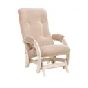 Кресло-качалка Leset Футура 60x96x89 см велюр цвет дуб беленый