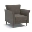 Кресло Смк Джулия 87x89x80 см текстиль цвет коричневый