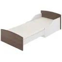 Кровать Мэрдэс Ктд 207.5x63x95 см цвет коричневый/белый жемчуг