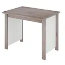 Компьютерный стол Мэрдэс Стд-90 С Япд Нбе 90x75.50x64 см ЛДСП цвет серый дуб/белый жемчуг
