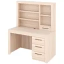 Компьютерный стол Мэрдэс Стя130+Нст130Я Кк 130x160x72 см ЛДСП цвет бежево-белый