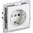 Розетка встраиваемая Iek Brite BR-R11-16-K01 с заземлением цвет белый