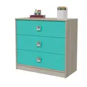 Комод Гранд-кволити 7107038 3 ящика 90x85x45 см ЛДСП цвет бежевый