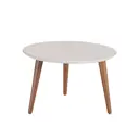 Журнальный столик круглый Manhattan comfort Astrid 600 59x59 см, белый