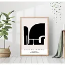 Постер 28 картин "Галерея Марэ черная абстракция" 50x70 см, в подарочном тубусе без рамы