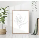 Постер 28 картин Жасмины Букет 50x70 см, в подарочном тубусе без рамы