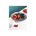 Блюдо сервировочное Elan Gallery Терра 30x30 см стекло цвет серебряный