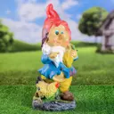 Садовая фигура Хорошие сувениры Гномик с курочкой 43 см