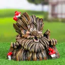 Садовая фигура Хорошие сувениры Лесовичок №3 серый 21x16x19 см