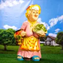 Садовая фигура Хорошие сувениры Теща с капустой 50x37x90 см