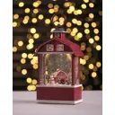 Новогоднее украшение Merry Green Фонарь-домик 24х14.4х7.8 см с подсветкой и музыкой