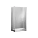 Душевой уголок Aquanet 00168417 прямоугольник 120x80см хромированный профиль эффект стекла прозрачный