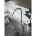 Однорычажный смеситель Konner Kitchen Kit1205 высота 26 см цвет серебристый