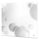 Защитный экран Borntoprint Белые шары 60x50x0.4 см закаленное стекло цвет прозрачный