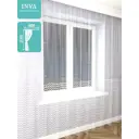 Тюль на шторной ленте Inva ЗигЗаг 400х270 см цвет белый