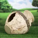 Кашпо Шамот Керамика ручной работы 32 см 42 см 5 л керамика бежевое