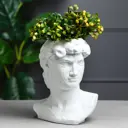 Кашпо Головы известных людей Nana ceramics 21 см 26 см 5 л гипс белое