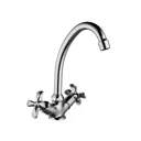 Двухвентильный смеситель D-lin D153808-G цвет хром