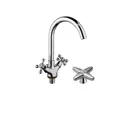 Двухвентильный смеситель D-lin D153814-E цвет хром