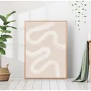 Постер 28 картин "Бежевый и белый" 40x50 см в подарочном тубусе без рамы