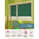 Рулонная штора Decofest Апилера Изумрудный 120x160 см Мини