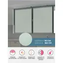 Рулонная штора Decofest Апилера Пыльная лазурь 90x160 см Мини