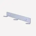 Настенная вешалка Tempache 20x2.8x2.8 см 3 крючка цвет белый