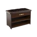 Шкаф для обуви Leset 70x45x36 см 2 полки МДФ цвет коричневый