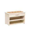 Шкаф для обуви Leset 70x45x36 см 2 полки МДФ цвет кремовый