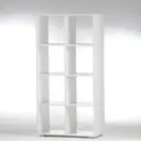 Стеллаж Клик мебель 71x36x141 см ЛДСП цвет белый