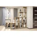 Стеллаж Клик мебель 160x30x204 см ЛДСП цвет дуб сонома