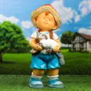 Садовая фигура Хорошие сувениры Мальчик с барашком 15x19x46 см