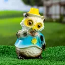 Садовая фигура Хорошие сувениры Филин в шляпке