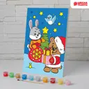 Картина по номерам «С Новым годом» 20x30 см
