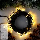 Электрогирлянда универсальная Нить 10м 100 ламп теплый белый 8 режимов работы