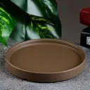 Подставка керамическая Take It Easy для цветочного горшка коричневая 15см