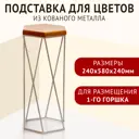 Подставка для цветов напольная Зри в корень! 240 x 580 x 240 мм