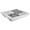 Корзина GTV 16480 86x8x48 см металл/пластик цвет белый