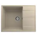Врезная мойка Ulgran Prima 650-03 65x50x20 см искусственный камень цвет бежевый