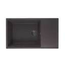 Врезная мойка Ulgran Prima 860-06 86x50x22 см искусственный камень цвет коричневый