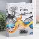 Фотоальбом на 200 фото 10x15 см "Золотой олень у реки" 5.8x20.5x26 см
