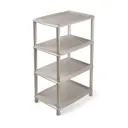 Стеллаж Martika С742КСЕР 31x44x16.80 см 4 полки пластик цвет коричневый