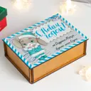 Шкатулка-посылка "Кролик. С Новым годом" 13x18x5 см