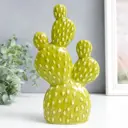 Фигурка "Кактус Опунция" зелёный 5x12.5x22 см