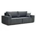 Диван Ладья Фабио 250x87x101 см велюр цвет серый