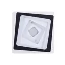 Светильник настенно-потолочный LED4U L7118-200 10 м² нейтральный белый свет цвет белый