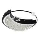 Светильник настенно-потолочный LED4U L8024-450 BK 10 м² нейтральный белый свет цвет черный