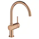 Однорычажный смеситель Grohe Minta излив 23.1 см цвет коричневый