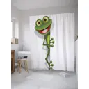 Шторка для ванной Улыбка лягушки 180x200 см sc_9552